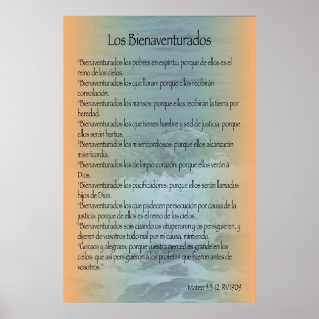 Poster Los Bienaventurados, Cartel (Devant)