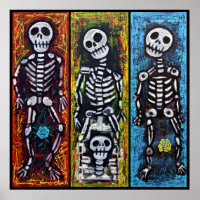 Poster Los Compadres Muertos