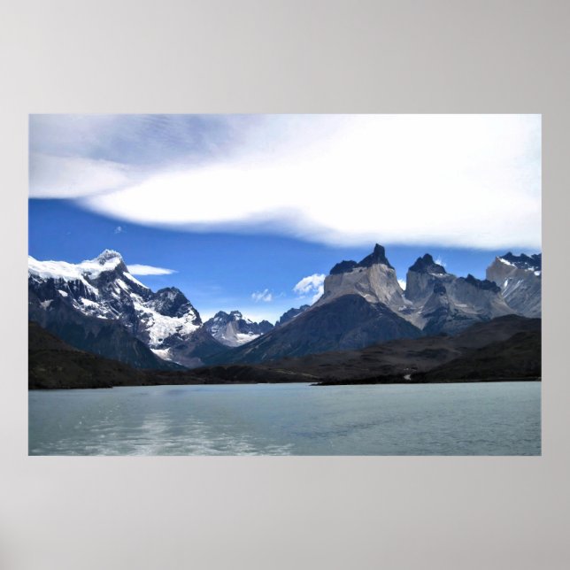 Poster Los Cuernos et la Vallée Française (Devant)