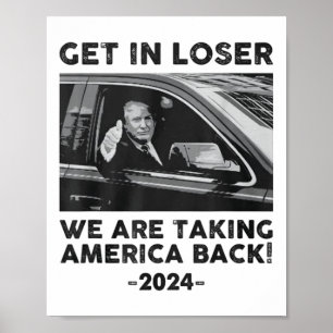 Poster Loser Nous Parlons De L'Amérique Retour Trump 202