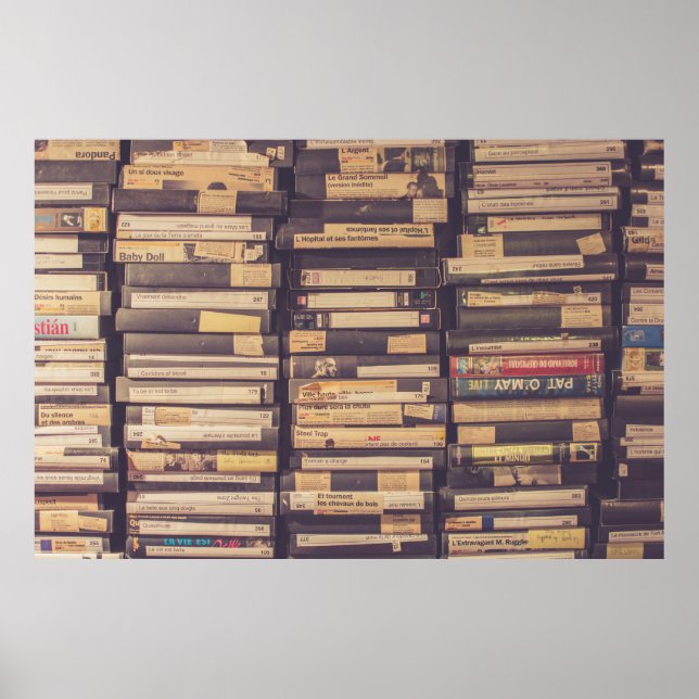 POSTER LOT DE BANDE VHS (Devant)