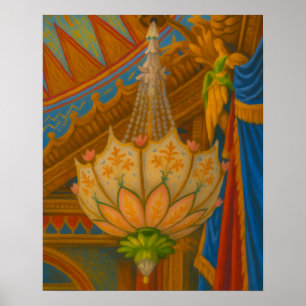 Poster Lotus Light - Pavilion Royal Chandelier Imprimer