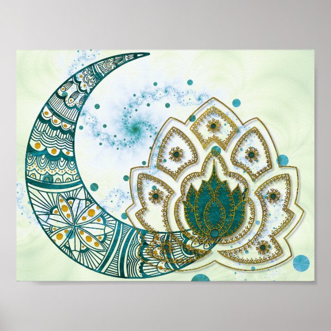 Poster Lotus Rising (Devant)