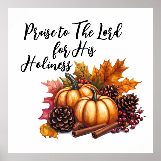 Poster Louange Le Seigneur (Devant)