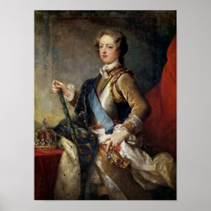 Poster Louis 15 âgés par XV, après 1725