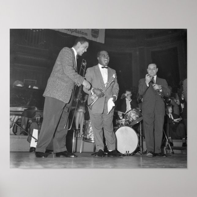 Poster Louis Armstrong - Jazz Legend (1959) (Devant)