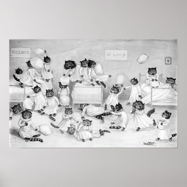 Poster Louis Wain Cats (Devant)