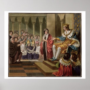 Poster Louis XII (1462-1515) a déclaré le père du Peopl