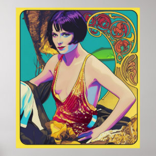 Poster Louise Brooks - Art Pop