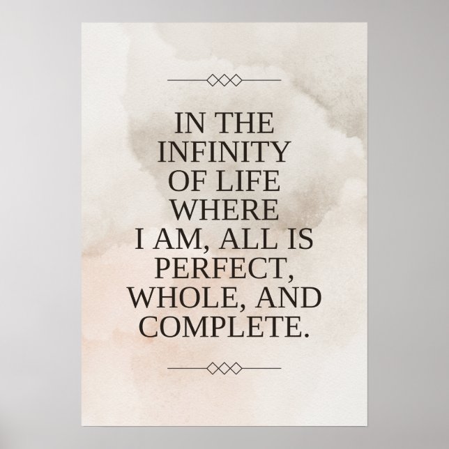 Poster Louise Hay - Tout est parfait (Devant)