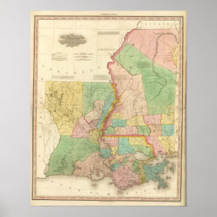 Poster Louisiane et Mississippi 2