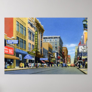 Poster Louisville Kentucky Fourth Street