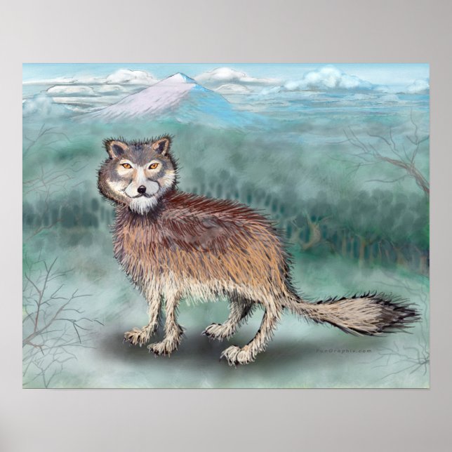 Poster Loup (Devant)