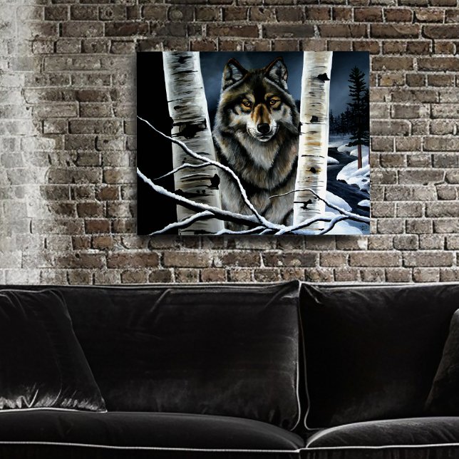 Poster Loup Alpha (Créateur téléchargé)