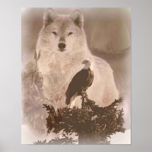 Poster Loup d'aigle (Devant)