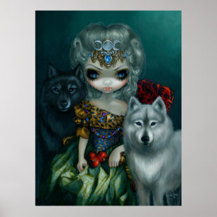 Poster Loup-Garou La Grande Prêtresse ART IMPRIMER Wolf