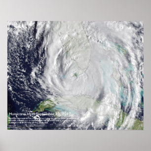 Poster L'ouragan Irma Photo Cudjoe Key, Floride