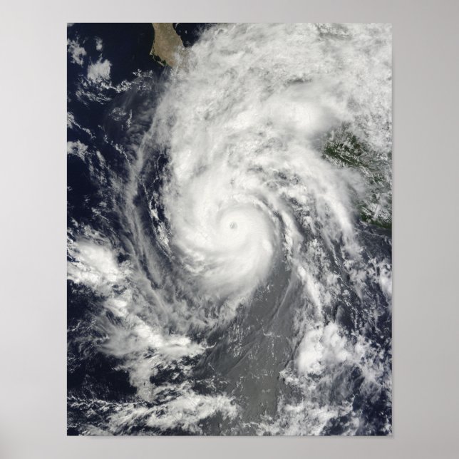 Poster L'ouragan Jimena approchant la Basse Californie (Devant)