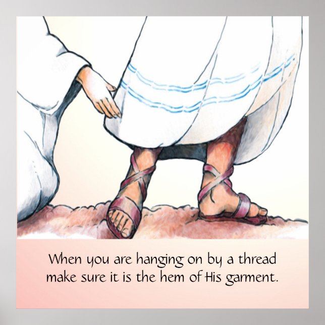 Poster L'ourlet de son vêtement (Devant)