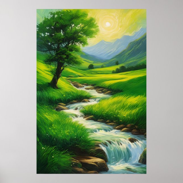Poster L'ouverture de la nature, la symphonie de Green Va (Devant)