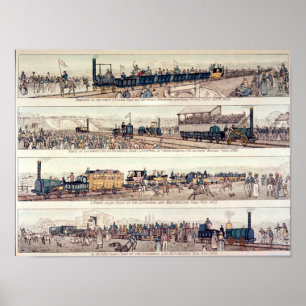 Poster L'ouverture de Stockton et Darlington