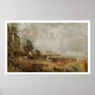 Poster L'ouverture du pont de Waterloo, c.1829-31 (huile