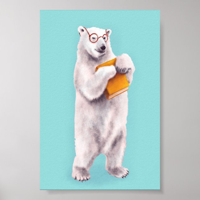 Poster Louveur du livre d'ours polaire (Devant)