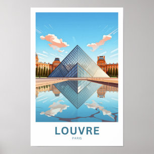 Poster Louvre Paris