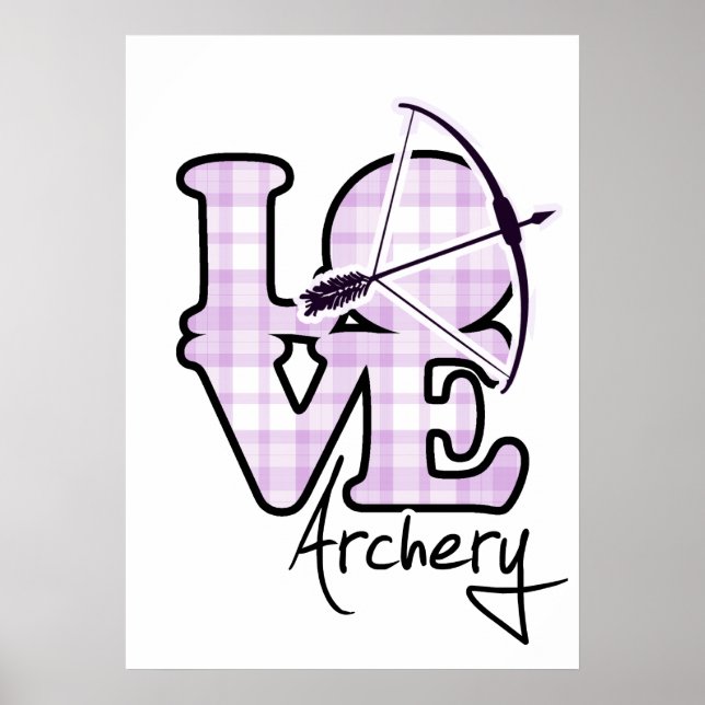 Poster Love Archery (Devant)