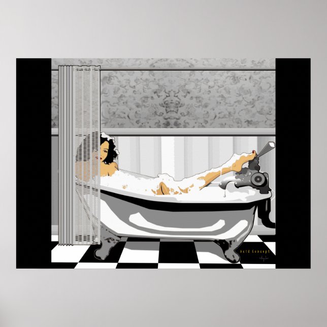 Poster Love Bubbles (Devant)