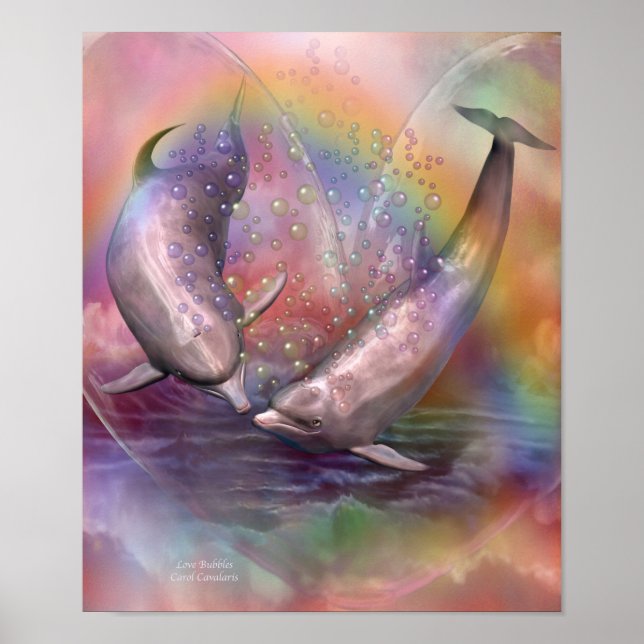 Poster Love Bubbles Art Poster/Imprimer (Devant)