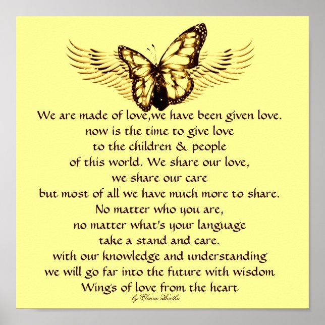 Poster Love Cares_ (Devant)