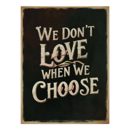 Poster Love Cote Wall Art