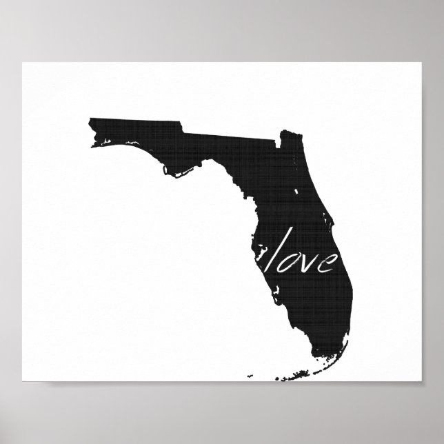 Poster Love Florida Wall (Devant)