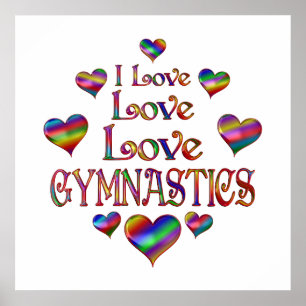 Poster Love Gymnastique