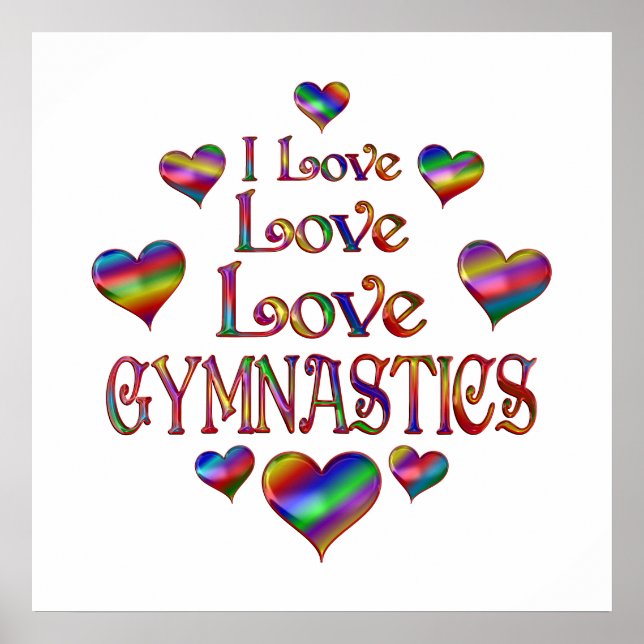 Poster Love Gymnastique (Devant)