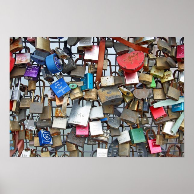 Poster Love locks (Devant)