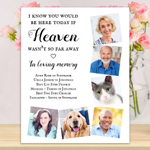 Poster Love Memory 6 Photo Heaven Mariage Memorial