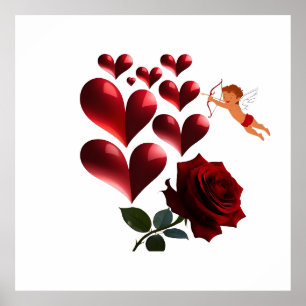 Poster Love & Romance - Saint Valentin