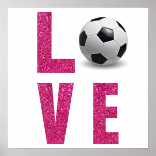 Poster Love Soccer