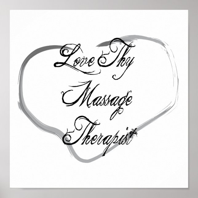 Poster Love Thage Massage Thérapist (Devant)