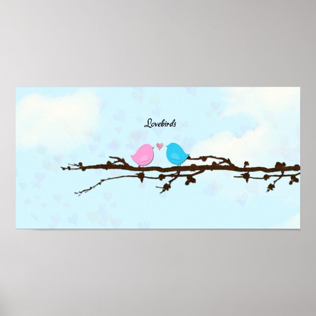 Poster Lovebirds (Devant)