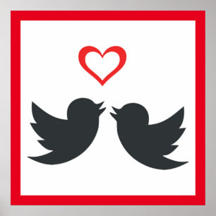 POSTER LOVEBIRDS