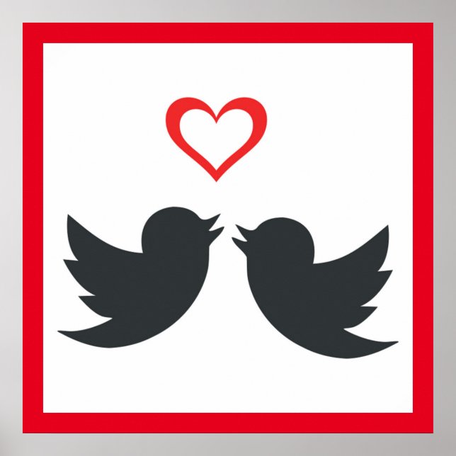 POSTER LOVEBIRDS (Devant)