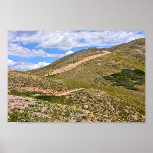Poster Loveland Pass Trail, Colorado (Devant)