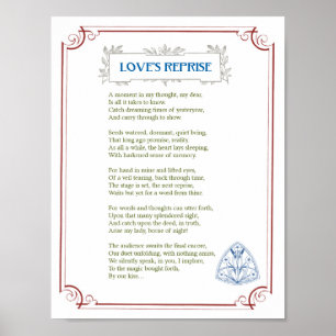 Poster Love's Reprise - Un poème romantique et amusant - 
