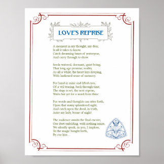 Poster Love's Reprise - Un poème romantique et amusant -