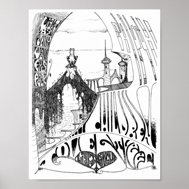 Poster LoveStreetLightCircusflyer Jan16&17'70 (Devant)