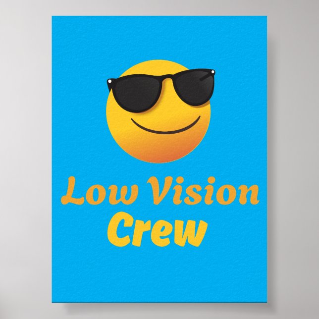Poster Low Vision Crew (Devant)