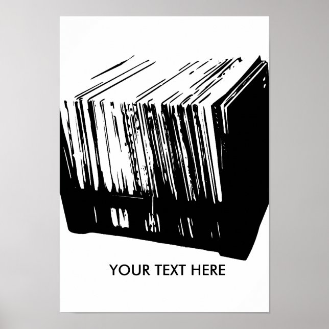 Poster LP rétro (Devant)